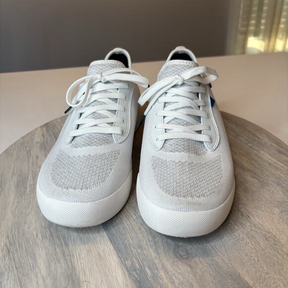 Vessi Weekend Unisex White Knit Sneakers Shoes Men\'s Sz 8 Women\'s Sz 9 main image 10